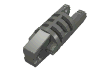 Набор LEGO Hinge Cylinder 1 x 3 Locking with 1 Finger and 2 Fingers On Ends, without Hole, Темный сине-серый