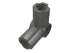 Деталь LEGO Technic Axle and Pin Connector Angled #6 - 90°, Темный сине-серый