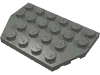 Деталь LEGO Пластина-клин 4 x 6, со срезанными углами, Темный сине-серый
