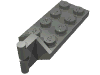 Деталь LEGO Hinge Plate 2 x 4 with Articulated Joint - Male, Темный сине-серый