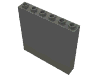 Деталь LEGO Кирпичик 1 x 6 x 5, Темный сине-серый