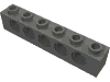 Деталь LEGO Кирпичик Technic 1 x 6, Темный сине-серый