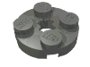 Набор LEGO Plate, Round 2 x 2 with Axle Hole Type 2 (X Opening), Темный сине-серый