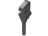 Набор LEGO Minifig Pipe Wrench, Темный сине-серый