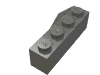 Деталь LEGO Wedge 4 x 2 Sloped Right, Темный сине-серый