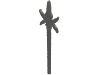 Деталь LEGO Minifig Pike [4 Side Blades], Темный сине-серый