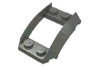 Деталь LEGO Wedge 4 x 3 Open with Cutout and Four Studs (Wheel Arch), Темный сине-серый