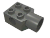Деталь LEGO Technic Brick Special 2 x 2 with Pin Hole, Rotation Joint Socket, Темный сине-серый