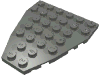 Деталь LEGO Лодка 7 x 6, с изгибом, с пластиной, с выемками под штырёк, Темный сине-серый