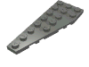 Деталь LEGO Пластина-клин левая 8 x 3, Темный сине-серый