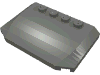Деталь LEGO Клин тройной изогнутый 4 x 6 x 2/3, Темный сине-серый