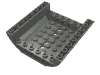 Набор LEGO Slope Curved 8 x 8 x 2 Inverted Double, Темный сине-серый