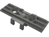 Деталь LEGO Technic Link Tread Wide with Two Pin Holes, Темный сине-серый