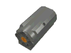 Набор LEGO 9V Medium Motor 3 x 6 x 3 [Dark Bluish Gray Bottom / 21cm Wire], Темный сине-серый