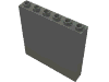 Деталь LEGO Панель 1 x 6 x 5, Темный сине-серый
