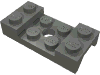 Деталь LEGO Vehicle, Mudguard 2 x 4 with Arch Studded with Hole, Темный сине-серый