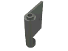 Деталь LEGO Door 1 x 3 x 3 Right - Open Between Top and Bottom Hinge, Темный сине-серый