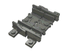 Деталь LEGO Train Track Flexible Segment, Темный сине-серый