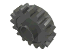 Деталь LEGO Technic Gear 16 Tooth with Clutch [Smooth], Темный сине-серый