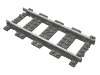 Деталь LEGO Train Track  9V Straight, Темный сине-серый
