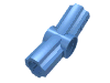 Деталь LEGO Technic Axle and Pin Connector Angled #3 - 157.5°, Средне-голубой