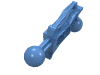 Деталь LEGO Technic Ball Joint 2 x 7 with 2 Ball Joints, Средне-голубой