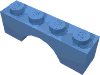 Деталь LEGO Кирпичик-арка 1 x 4, Средне-голубой