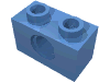 Набор LEGO Technic Brick 1 x 2 [1 Hole], Medium Blue