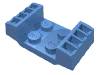 Деталь LEGO Plate Special 2 x 2 with Grills, Средне-голубой