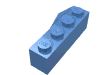 Деталь LEGO Wedge 4 x 2 Sloped Right, Средне-голубой