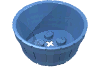 Набор LEGO Container, Barrel Half Large with Axle Hole, Medium Blue