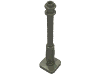 Набор LEGO Lamp Post 2 x 2 x 7 with 6 Base Flutes, Темно-серый