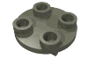 Набор LEGO Plate, Round 2 x 2 Thin with Wheel Holder, Темно-серый