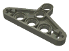 Деталь LEGO Technic Beam Triangle Thin [Type I], Темно-серый