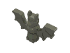 Деталь LEGO Bat, Темно-серый