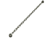 Деталь LEGO Minifig Chain 17L, Темно-серый