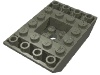 Деталь LEGO Slope Inverted 45° 6 x 4 Double with Recessed Center, Темно-серый