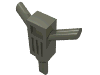 Деталь LEGO Minifig Motor Hammer (Jackhammer), Темно-серый