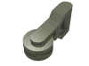 Деталь LEGO Minifig Zip Line Handle, Темно-серый