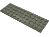 Набор LEGO Plate 4 x 12, Темно-серый