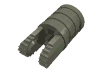 Деталь LEGO Hinge Cylinder 1 x 2 Locking with 2 Click Fingers and Axle Hole, Темно-серый