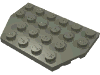 Деталь LEGO Пластина-клин 4 x 6, со срезанными углами, Темно-серый
