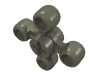 Деталь LEGO Technic Knob Wheel, Темно-серый