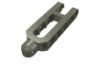 Набор LEGO Technic Steering Arm 6.5 x 2 with Towball Socket Rounded, Un-Chamfered, Темно-серый