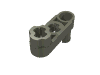 Деталь LEGO Technic Beam 3 x 0.5 Liftarm with Boss and Pin / Crank, Темно-серый