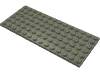 Деталь LEGO Пластина 6 x 14, Темно-серый
