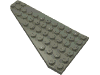 Набор LEGO Wedge, Plate 7 x 12 Wing Right, Темно-серый