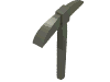 Деталь LEGO Minifig Pickaxe, Темно-серый
