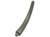 Деталь LEGO Dinosaur Tail End Section, Темно-серый