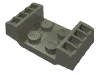 Деталь LEGO Plate Special 2 x 2 with Grills, Темно-серый